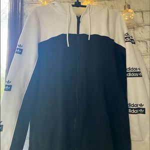 Adidas Hooded Zip Up Jacket